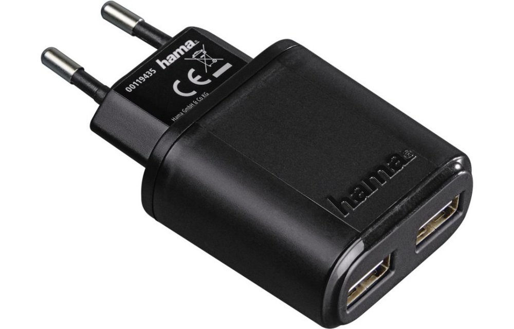 Hama 2-voudige USB-oplaadadapter "Auto-Detect" voor tablet-pc´s