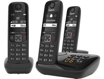 Gigaset AS690A Trio Zwart - Dect telefoon