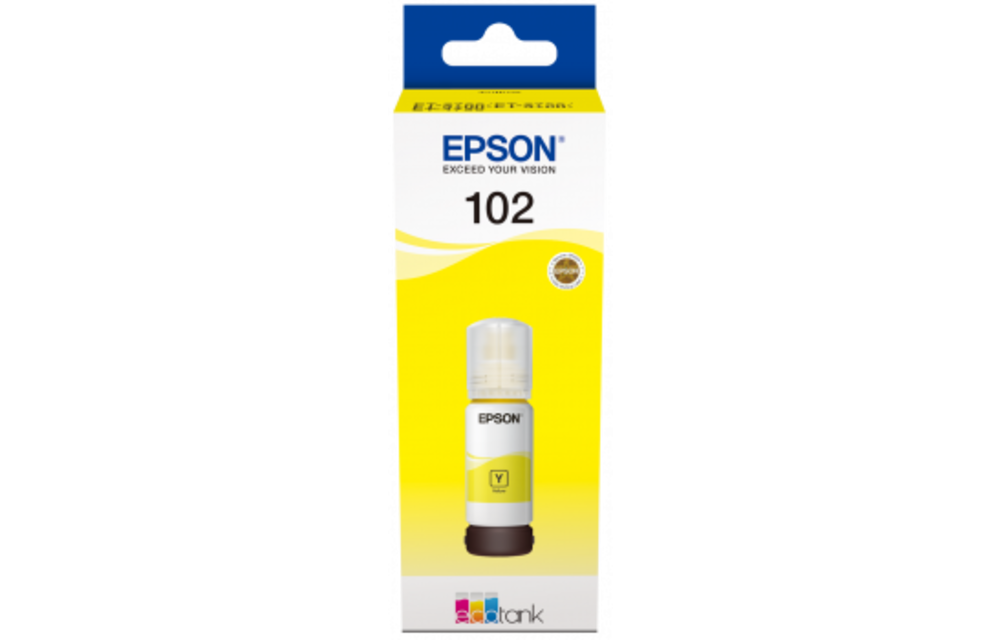 Epson Inktflesje Ecotank 102 Yellow - Printer