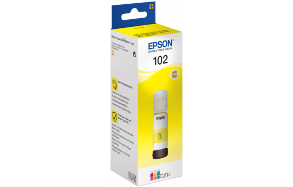 Epson Inktflesje Ecotank 102 Yellow - Printer