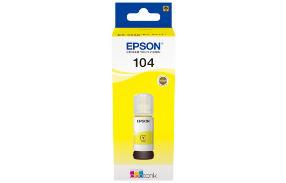 Epson Inktflesje Ecotank 104 Yellow - Printer