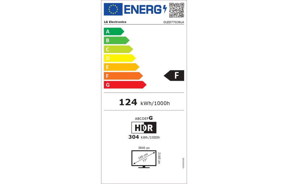 LG OLED55G36LA - 55 inch - OLED TV
