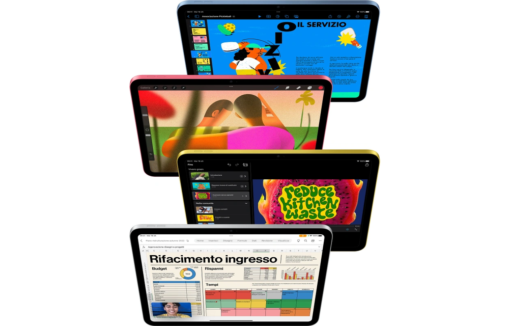 Apple iPad (2022) Wifi 64 GB Blauw - Tablet