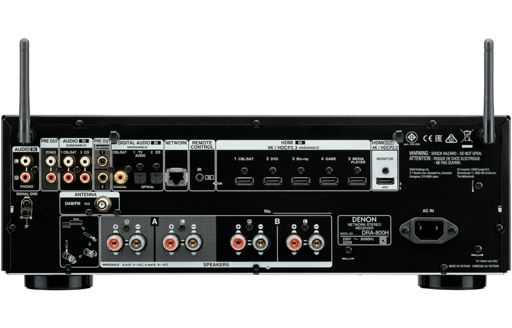 Denon DRA-800H (Zwart) - Receiver