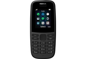 Nokia 105 Zwart - Mobiele telefoon