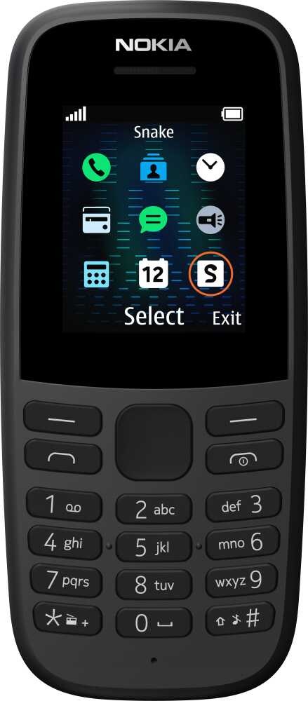 Nokia 105 Zwart - Mobiele telefoon