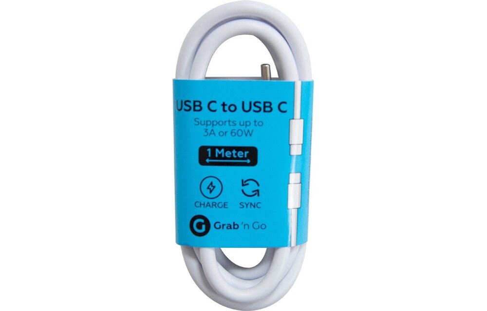 Grab 'n Go USB-C naar USB-C Kabel 1 Meter