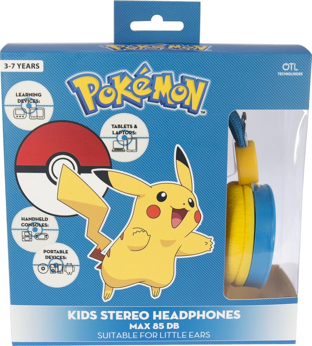 OTL Pokémon Pikachu - Kinder koptelefoon