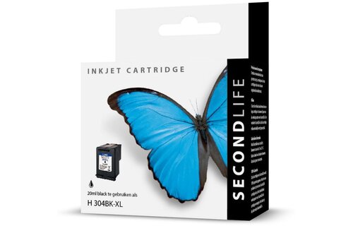 SecondLife HP 304 XL Zwart - Inktcartridge