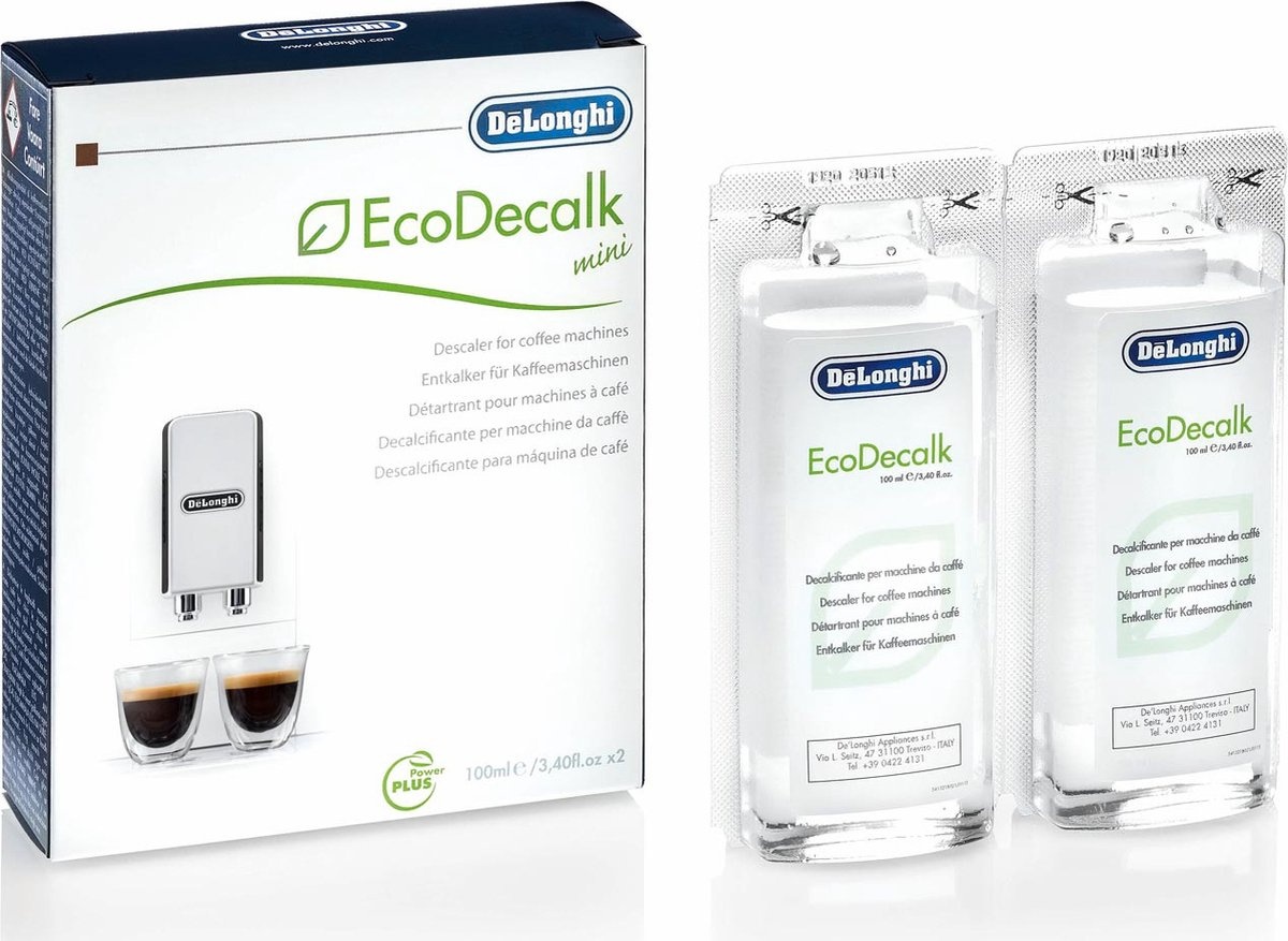 De'Longhi DLSC200 EcoDecalk Mini ontkalker 2x100ml