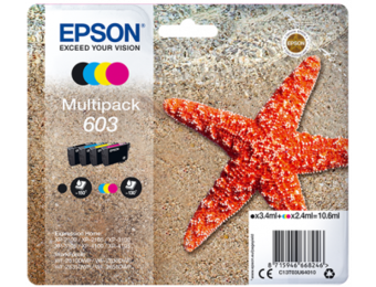 Epson 603 Multipack (zwart + 3 kleuren) - Inktcartridge
