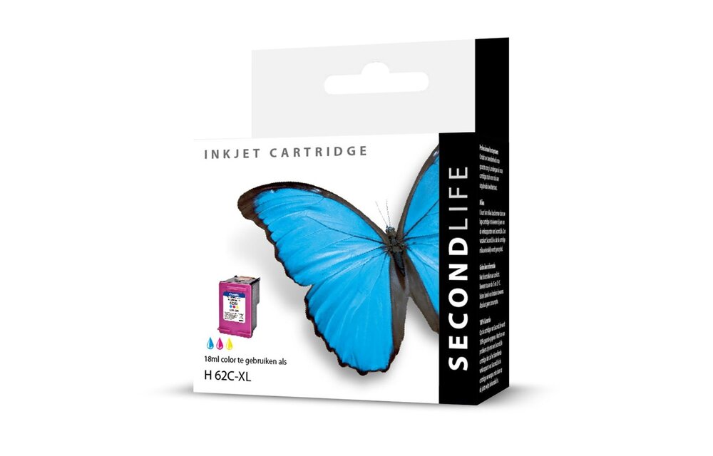 SecondLife HP 62 XL Color - Inktcartridge