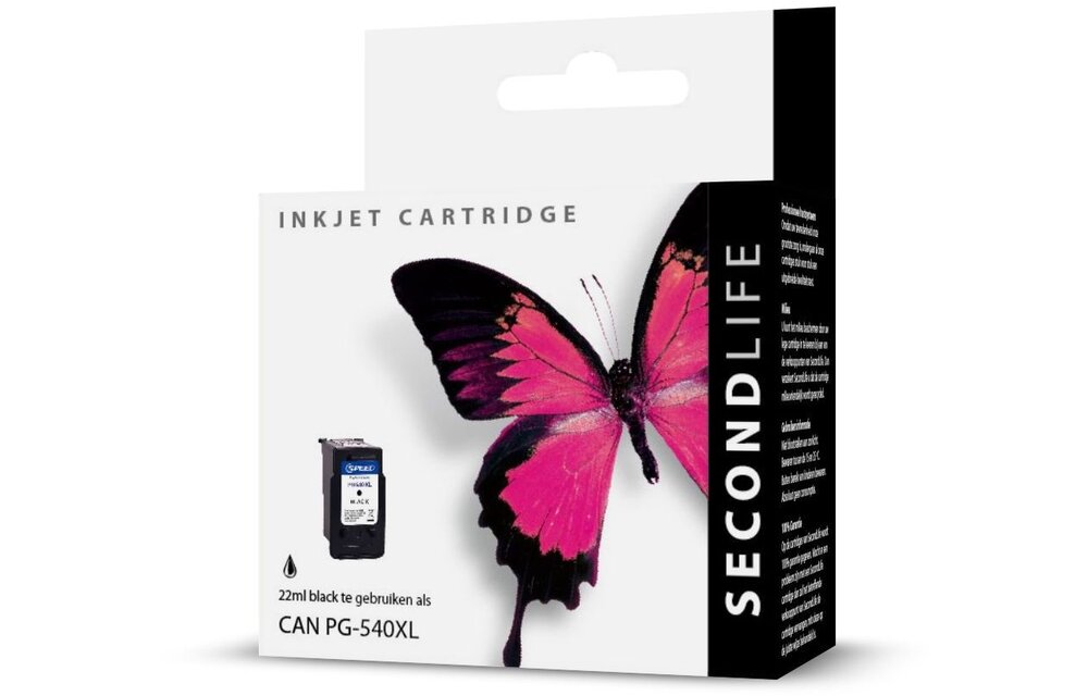 SecondLife Canon PG 540 XL Zwart - Inktcartridge