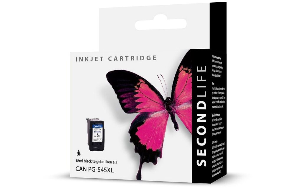 SecondLife Canon PG 545 XL Zwart - Inktcartridge