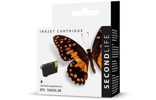 SecondLife Epson 603 XL Zwart  - Inktcartridge