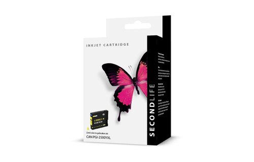 SecondLife Canon PGI 2500 XL Geel - Inktcartridge