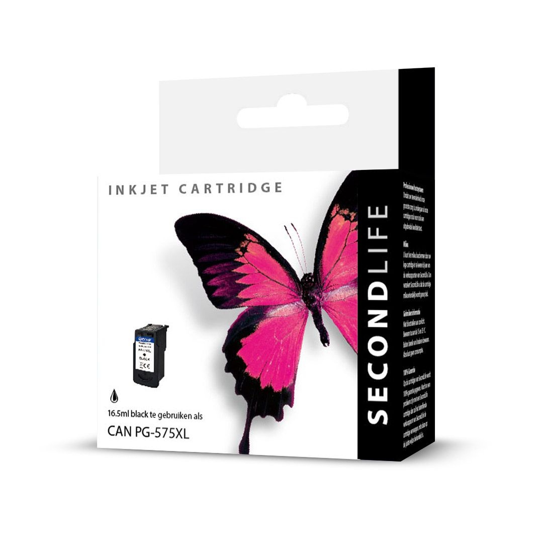 SecondLife Canon PG 575 XL Black - Inktcartridge