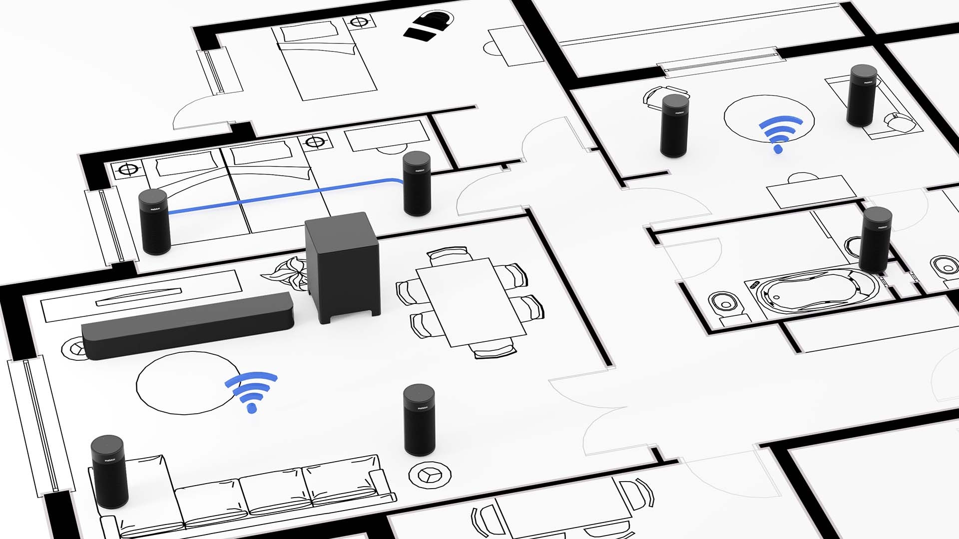 Revox Studioart P100 Wit - Hifi speaker
