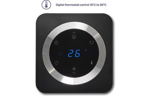 Clean Air Optima CA904B Hot & Cool Zwart - Staande ventilator