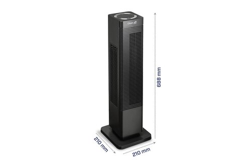 Clean Air Optima CA904B Hot & Cool Zwart - Staande ventilator