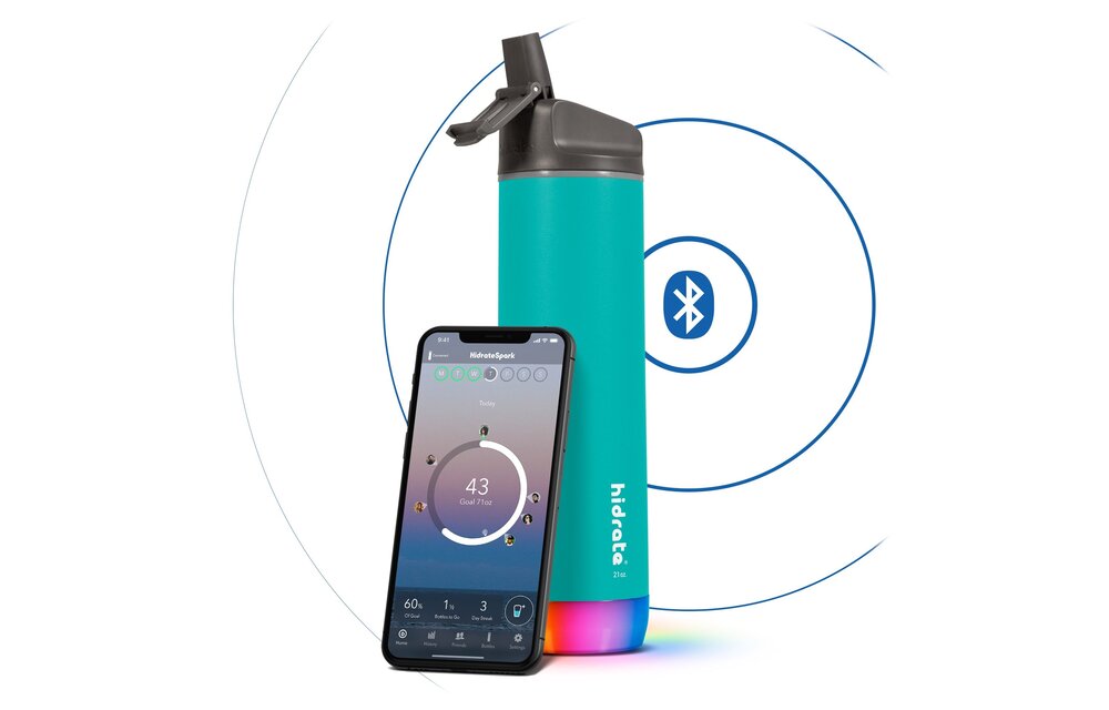 Hidrate Spark Straw Sea Glass - Drinkfles