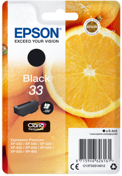 Epson33 Black - Inktcartridge