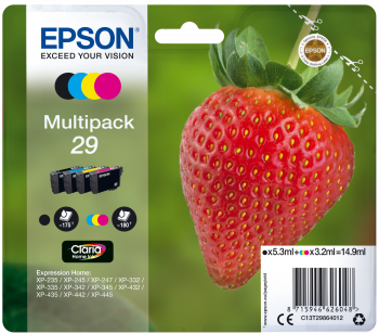 Epson 29 Multipack (zwart + 3 kleuren) - Inktcartridge