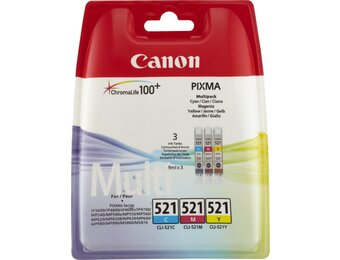 Canon CLI-521 3 kleuren - Inktcartridge