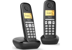 Gigaset AL380 Duo Zwart - Dect telefoon