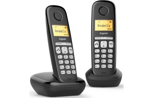 Gigaset AL380 Duo Zwart - Dect telefoon