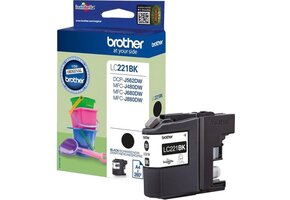 Brother LC-221BK Zwart - Inktcartridge
