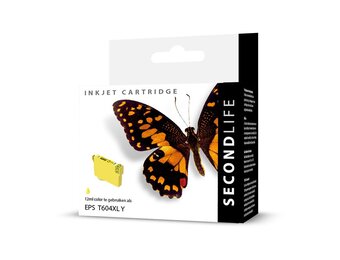 SecondLife Epson T604 XL Yellow - Inktcartridge