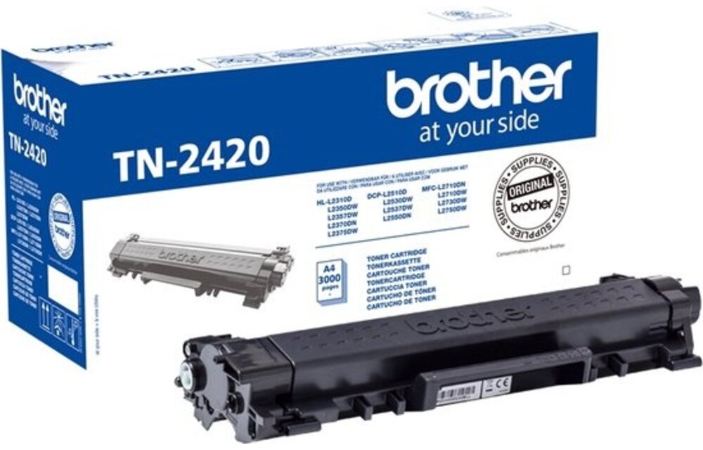 Brother TN-2420 Zwart - Inktcartridge