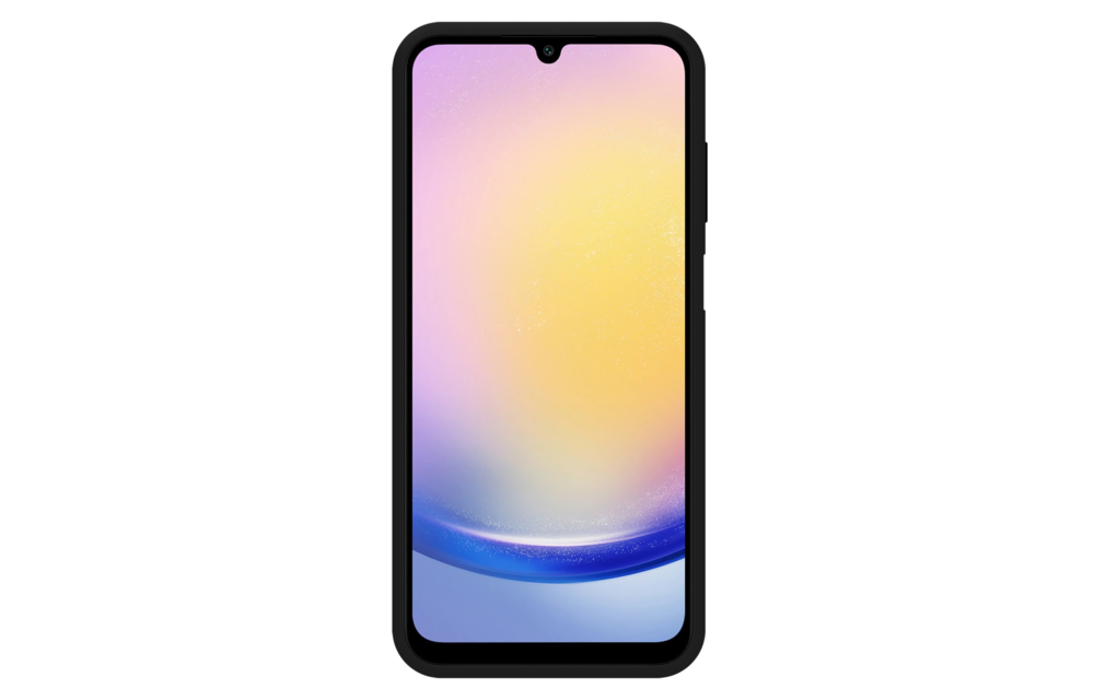 Just In Case Samsung Galaxy A25 TPU Rubber Case Zwart - Telefoonhoesje