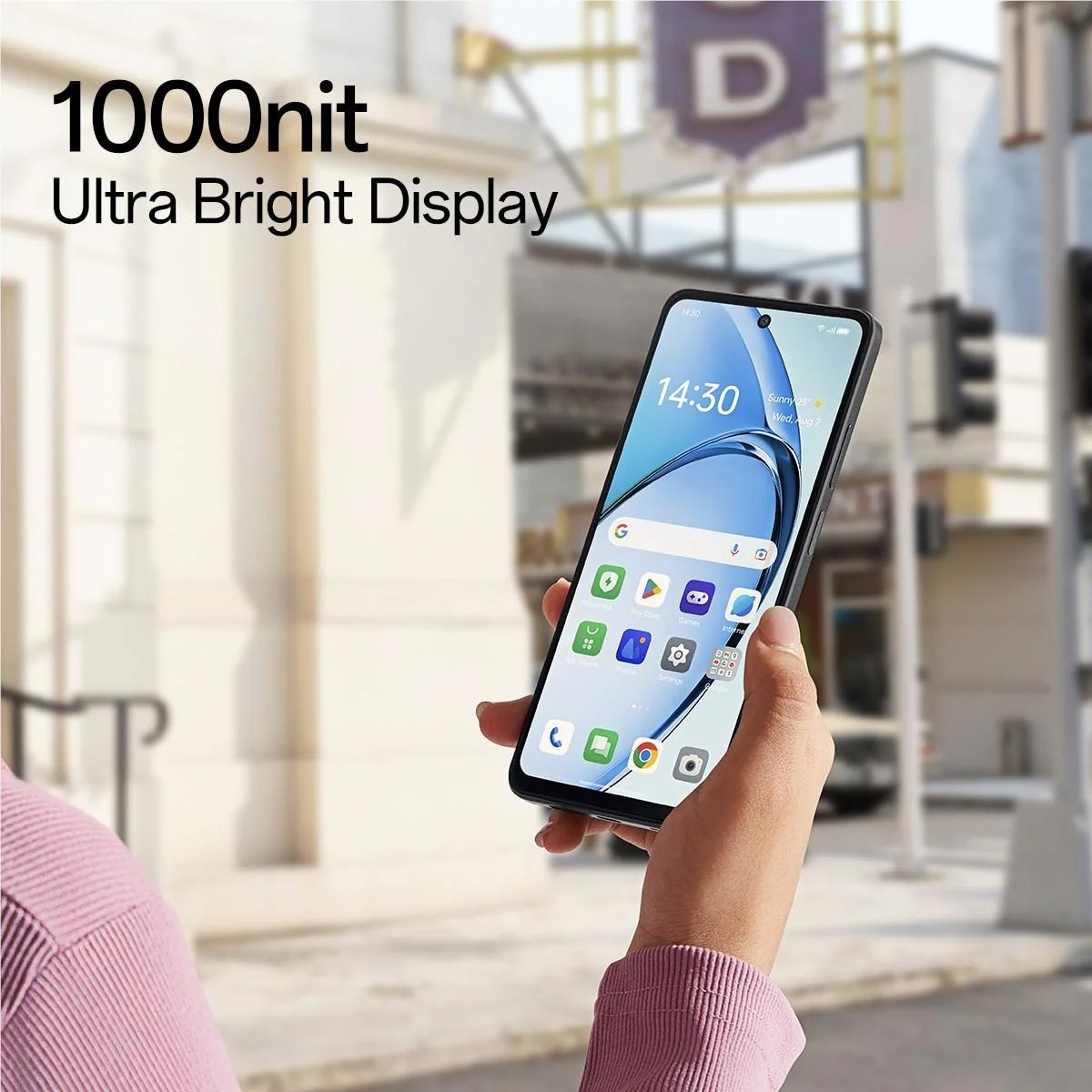 OPPO A40 4G 128GB Starlight White - Mobiele telefoon