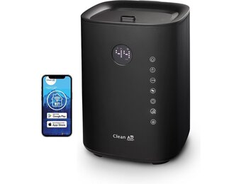 Clean Air Optima CA-604B Smart Zwart - Luchtbevochtiger