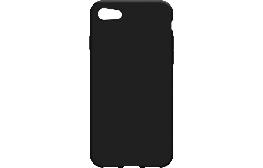 Just in Case Soft TPU Case voor iPhone SE 2020/SE 2022 Zwart - Beschermhoes