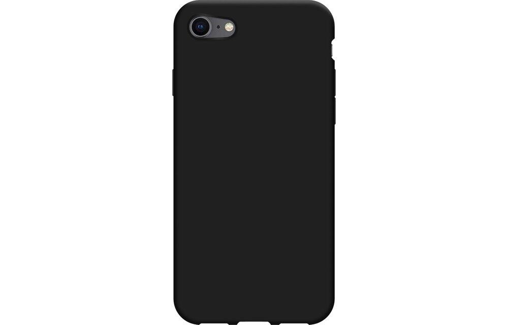 Just in Case Soft TPU Case voor iPhone SE 2020/SE 2022 Zwart - Beschermhoes