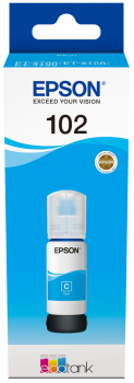 Epson Inktflesje Ecotank 102 Cyan - Inktcartridge