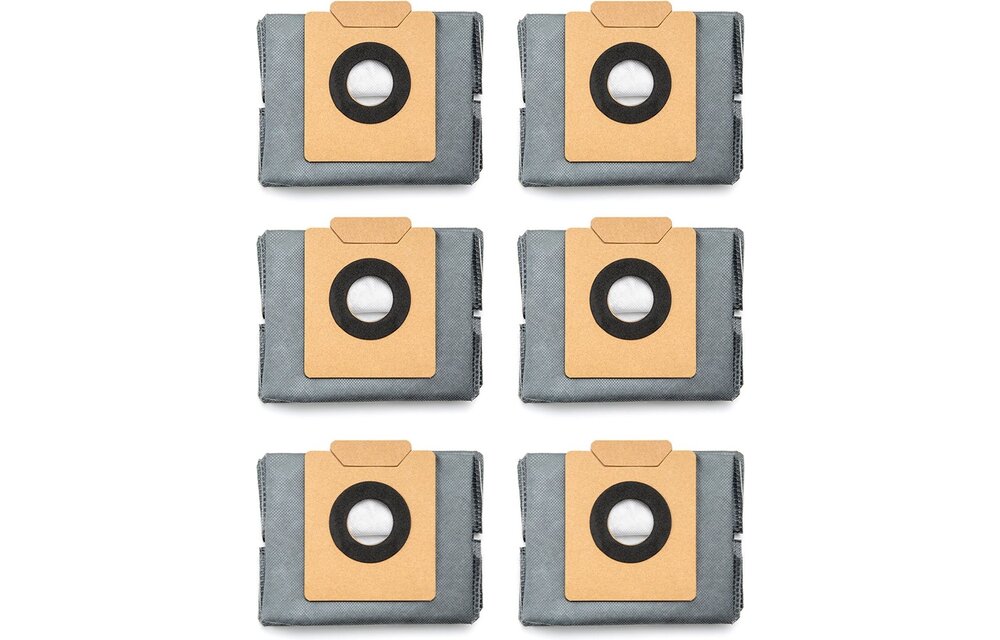 Eufy antibacteriële en geurverdrijvende stofzak voor X8 Pro-serie + X10 (6 stuks) - Stofzuigerzakken