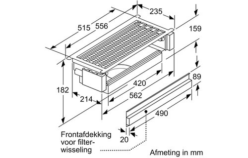 Siemens LZ11IXC16 CleanAir Plus Recirculatieset
