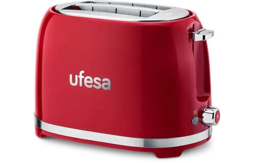 Ufesa Classic PinUp Rood - Broodrooster