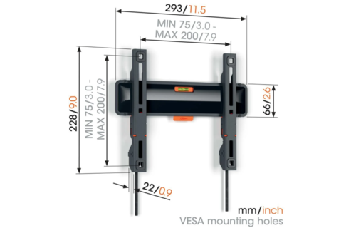Vogel's TVM3205 Comfort Muurbeugel 19-50 inch - TV muurbeugel