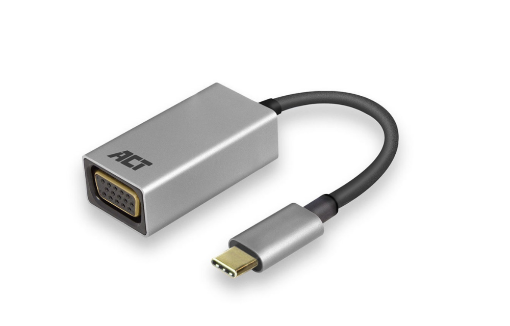 ACT AC7000 USB-C adapter naar VGA female - Adapter