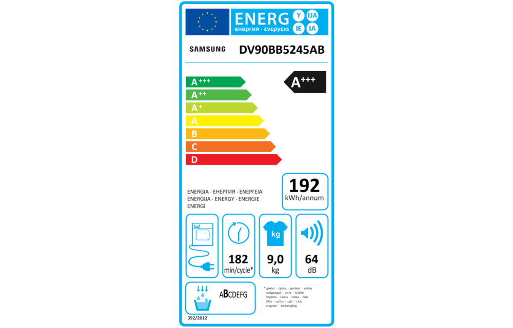 Samsung DV90BB5245AB Bespoke - Warmtepompdroger