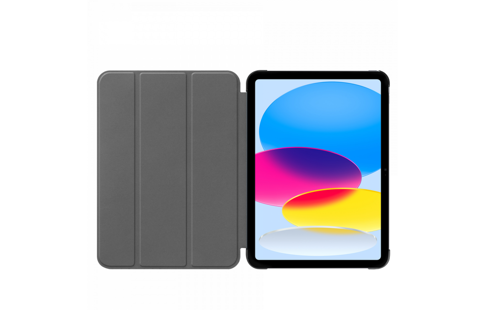 Just in Case Smart Tri-Fold Case - Apple iPad 2022 - Zwart - Beschermhoes