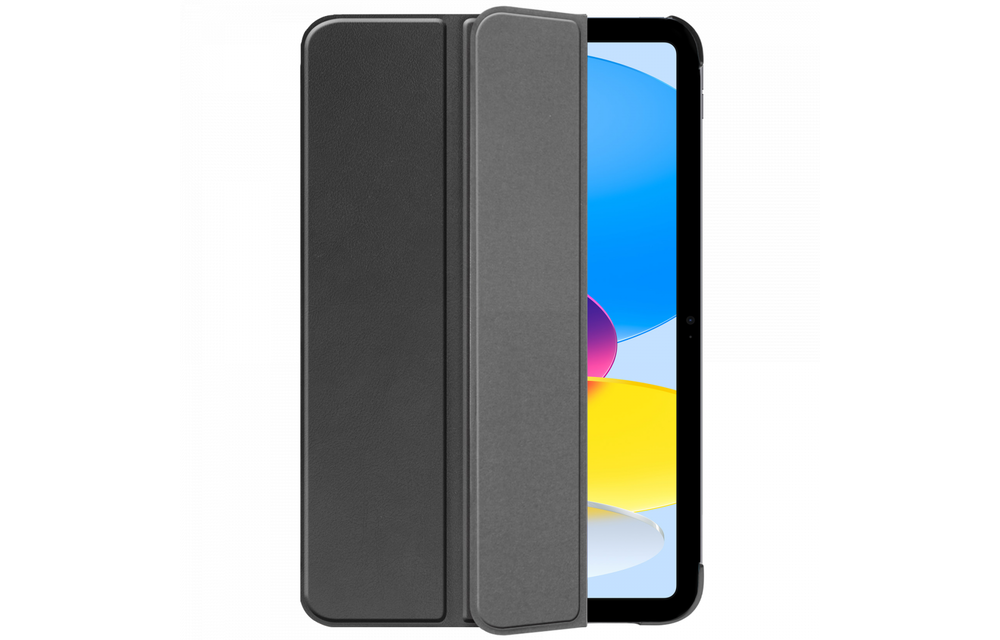 Just in Case Smart Tri-Fold Case - Apple iPad 2022 - Zwart - Beschermhoes