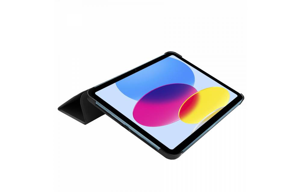 Just in Case Smart Tri-Fold Case - Apple iPad 2022 - Zwart - Beschermhoes