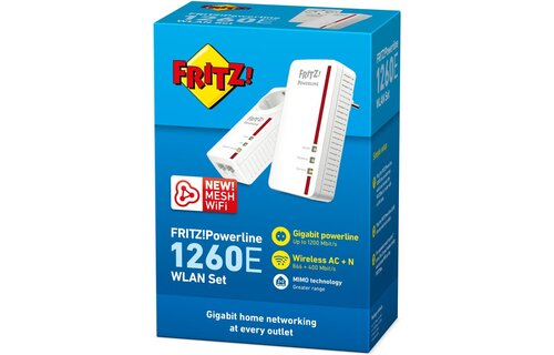 AVM FRITZ!Powerline 1260E WLAN Set - Powerline adapter