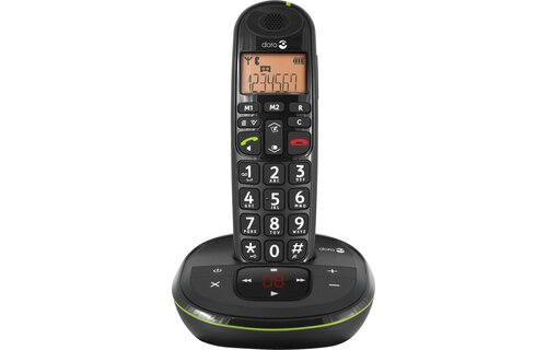 Doro PhoneEasy 105wr Zwart - Dect telefoon